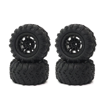 4PCS Tires Wheels All Terrain Universal Off-Road for MJX 16207 16208 HBX 16899 16890 Wltoys 144001 1/14 1/16 1/18 High Speed RC Cars Vehicles Models Spare Parts