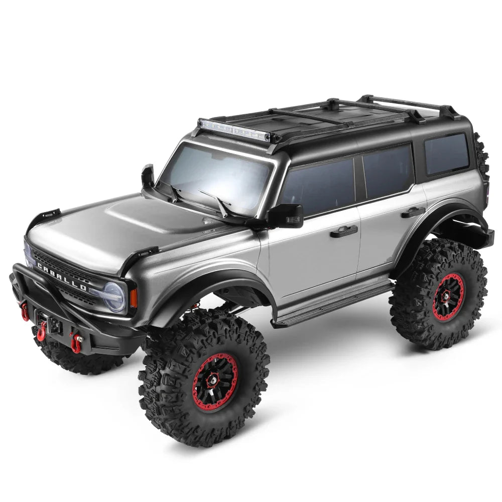 Wltoys 104020 RTR 1/10 2.4G 4WD RC Car Rock Crawler Off-Road Climbing Truck Full Proportional LED Light Vehicles Models Toys