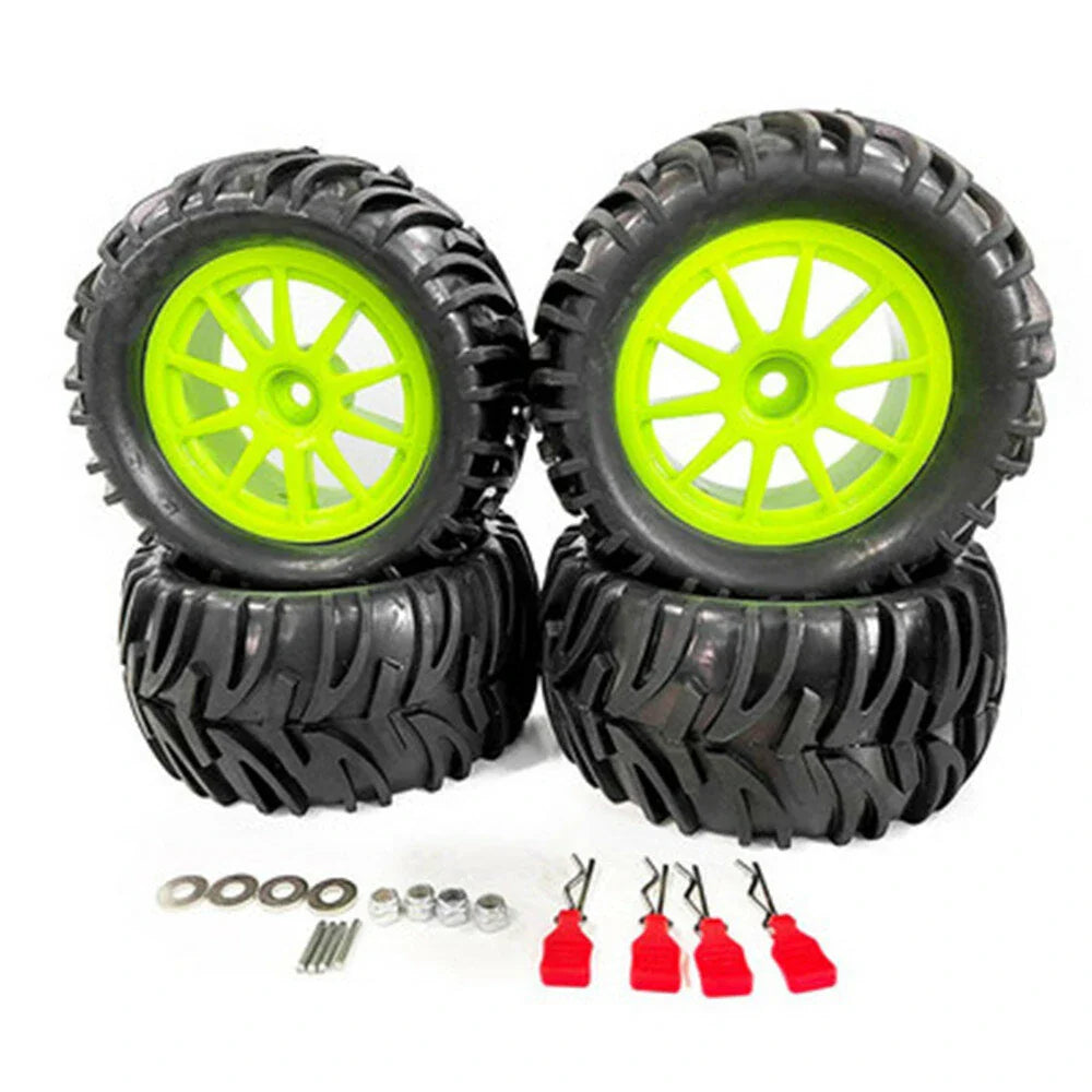 帽子 puff  4PCS Upgraded Larger Tires Wheels 12mm Hex for Wltoys 144001 144010 12