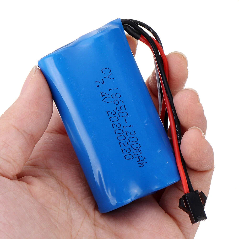 Wltoys 1165 RC 3.7V 1200mAh 3C JST Male Plug Li-ion Battery for 124301 1/12 Car Vehicles Model