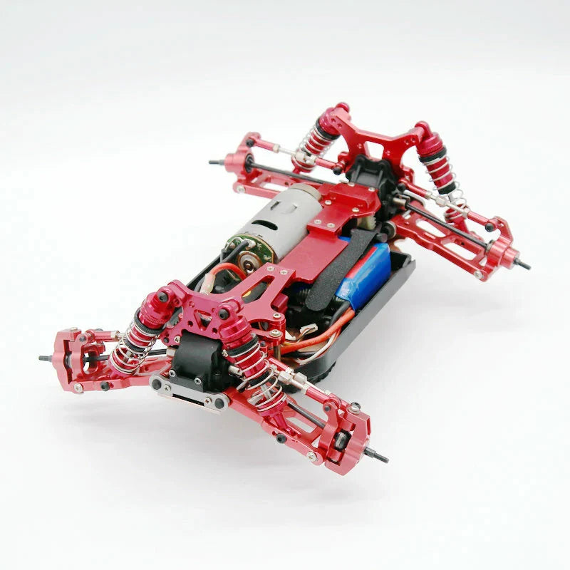 Wltoys 1/14 144001 144010 124019 Upgrade Metal Upgrade Parts With Shock Adapter Set RC Car Parts