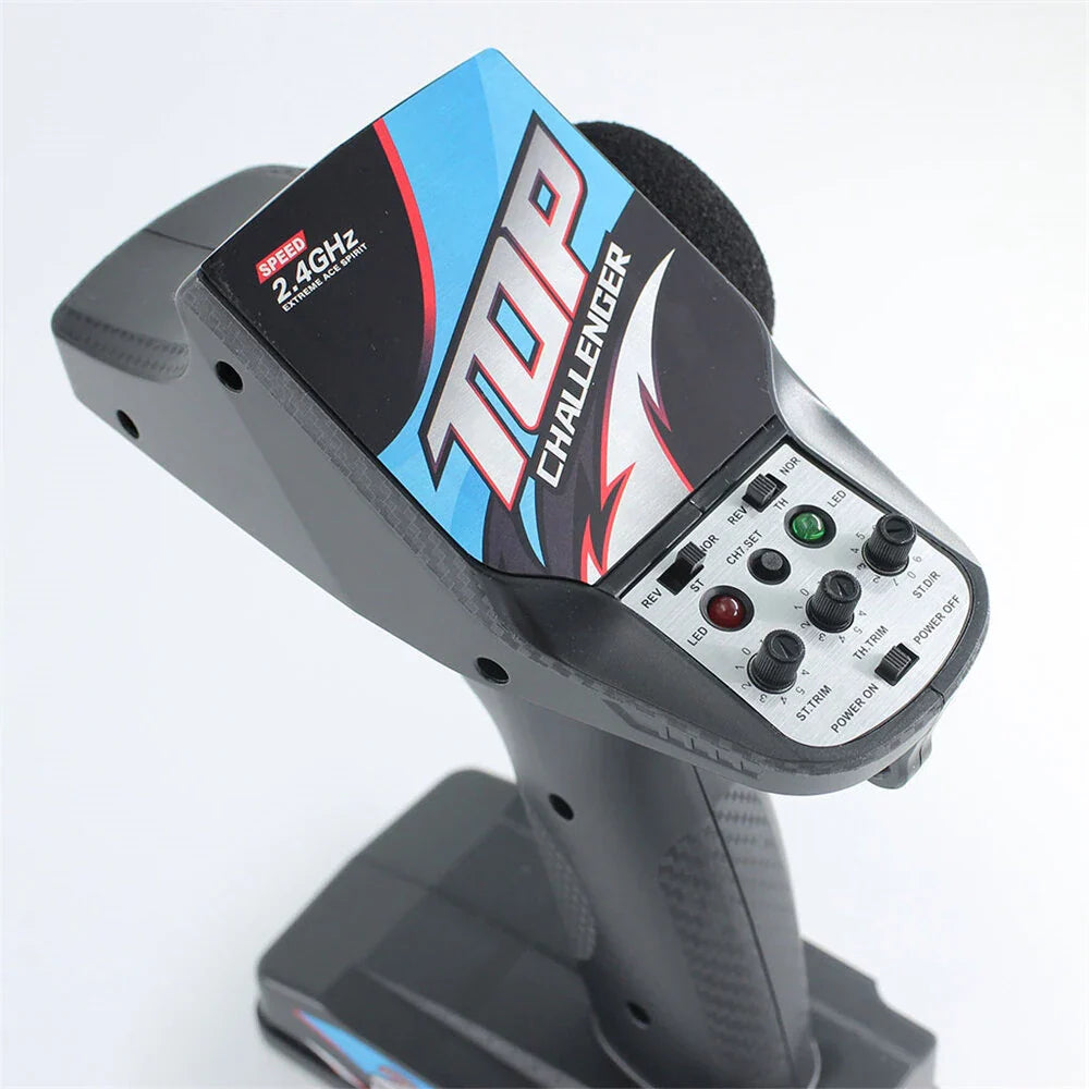 2.4GHz 7CH RC Radio System Transmitter & Receiver Board with Led Light Winch for WLtoys/HBX/JJRC RC Car Boat Tank