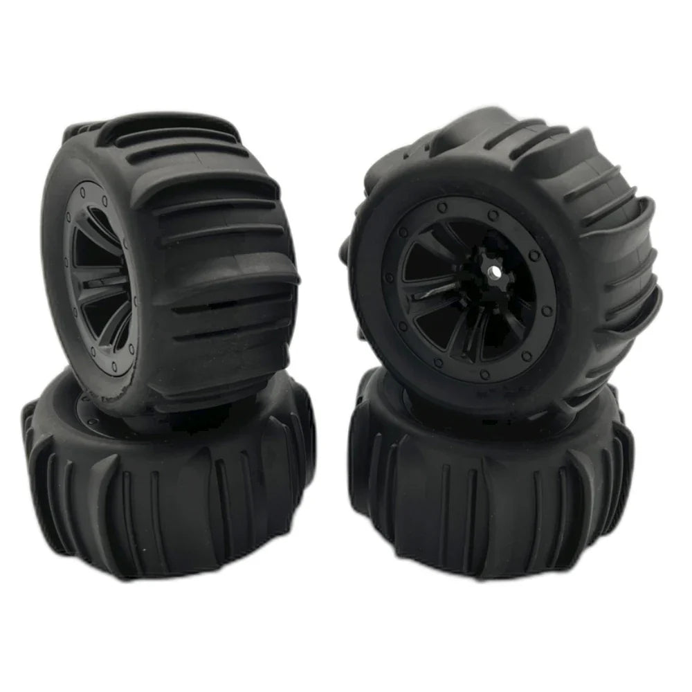 4PCS Upgraded Desert Tires Wheels for 1/12 1/14 1/16 MJX 16208 16209 16210 14209 14210 WLtoys 144001 144002 144010 124008 124018 124019 124016 124017 SCY Monster Truck RC Cars Vehicles Models Parts