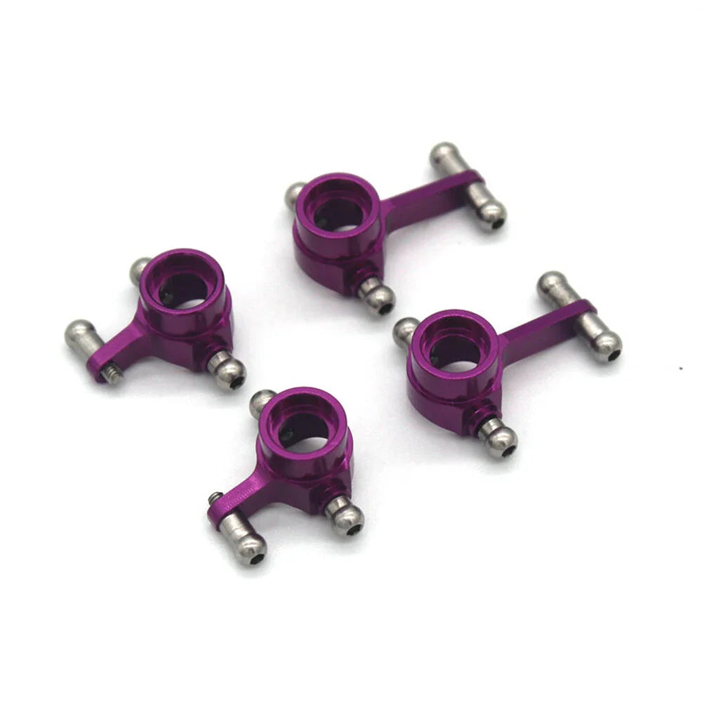 4PCS Upgraded Metal Steering Cup Rear Wheel Seat for Wltoys 284131 284010 284161 K989 K969 1/28 RC Cars Vehicles Models Parts