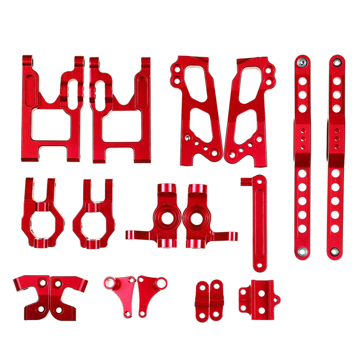 FY03 06 WLtoys 12427 12428 Desert Vendor Kit Full Upgrade Accessories 1/12 Rc Car Parts Red