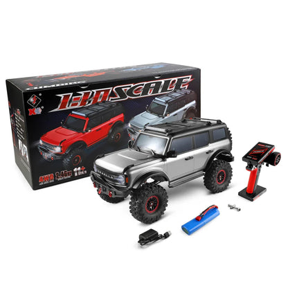 Wltoys 104020 RTR 1/10 2.4G 4WD RC Car Rock Crawler Off-Road Climbing Truck Full Proportional LED Light Vehicles Models Toys