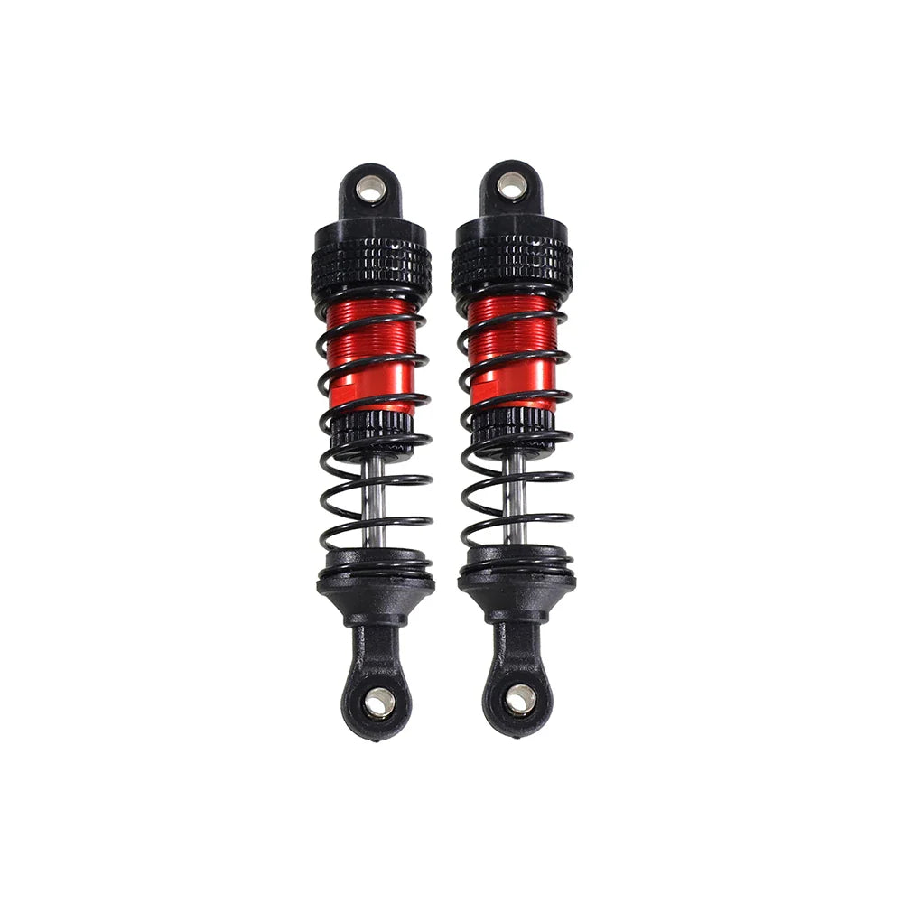 2PCS Upgraded Metal Shock Absorber Oil Damper for Wltoys 144001-02 144010 124007 124008 124016 124018 124019 MJX 14301 14302 16207 16208 16209 16210 RC Car Vehicles Model Parts