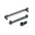 2PCS Upgraded Metal Steering Linkage Rod Servo Arm for Wltoys 284131 284010 284161 K989 K969 1/28 RC Cars Vehicles Models Parts