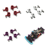 4PCS Upgraded Metal Steering Cup Rear Wheel Seat for Wltoys 284131 284010 284161 K989 K969 1/28 RC Cars Vehicles Models Parts