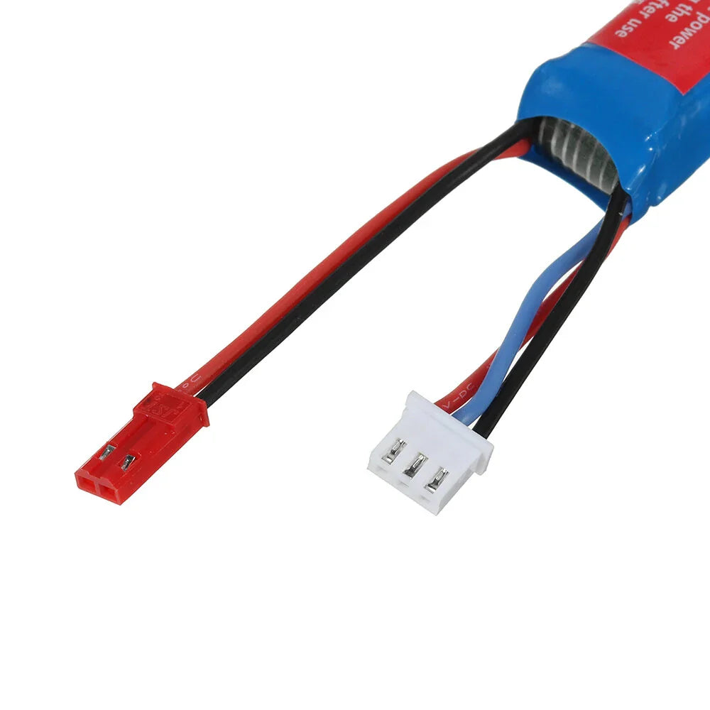 Wltoys 284161 284010 284131 K989-60 Original 7.4v 400mAh 20C 2S JST Plug Li-ion Battery for K969 K989 1/28 RC Car