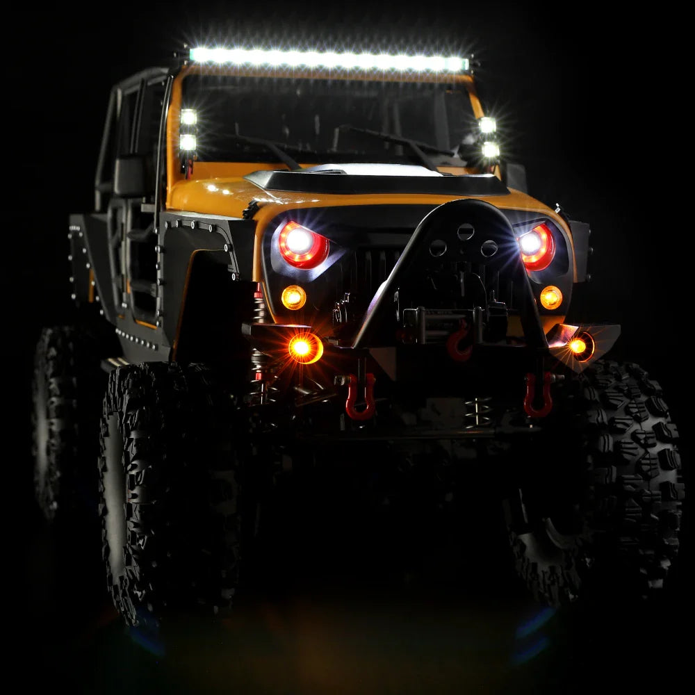 Wltoys 104026 RTR 1/10 2.4G 4WD RC Car Rock Crawler Off-Road Climbing Truck Full Proportional LED Light Vehicles Models Toys