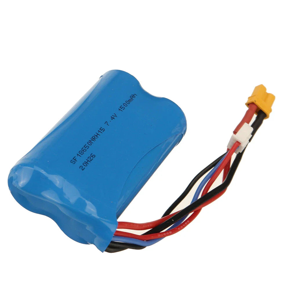 Wltoys 16800 RC Spare 7.4V 1500mAh 15C XT30 Plug Li-ion-Iron Battery 1454 Car Vehicles Model Parts