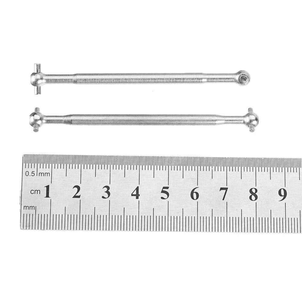 2PCS Wltoys 12402/12404/12409 1/12 RC Car Spare Metal Dog Bone Drive Shaft 0267 Vehicles Model Parts