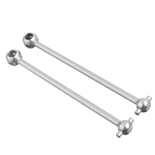 2PCS WLtoys 144001 144010 1/14 RC Car Spare Metal Universal Drive Shaft 1282 Vehicles Model Parts