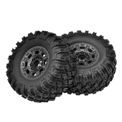 1/10 RC Car Upgraded Monster Rock Crawler Climbing Truck Tires Wheel Rims Wltoys MJX SCY Off-Road Vehicles Models Parts Accessories
