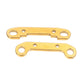 2PCS Wltoys 124017 124019 1/12 RC Car Spare Metal Front/Rear Swing Arm Reinforce Plate 1834 1835 Vehicles Model Parts