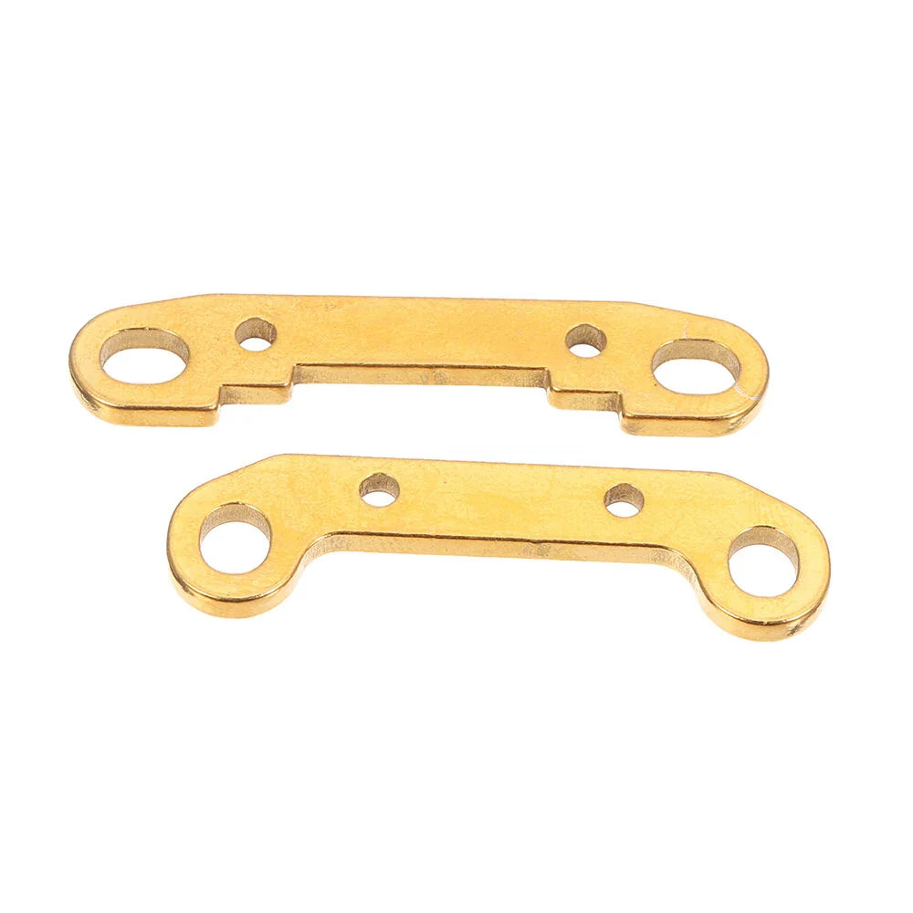 2PCS Wltoys 124017 124019 1/12 RC Car Spare Metal Front/Rear Swing Arm Reinforce Plate 1834 1835 Vehicles Model Parts