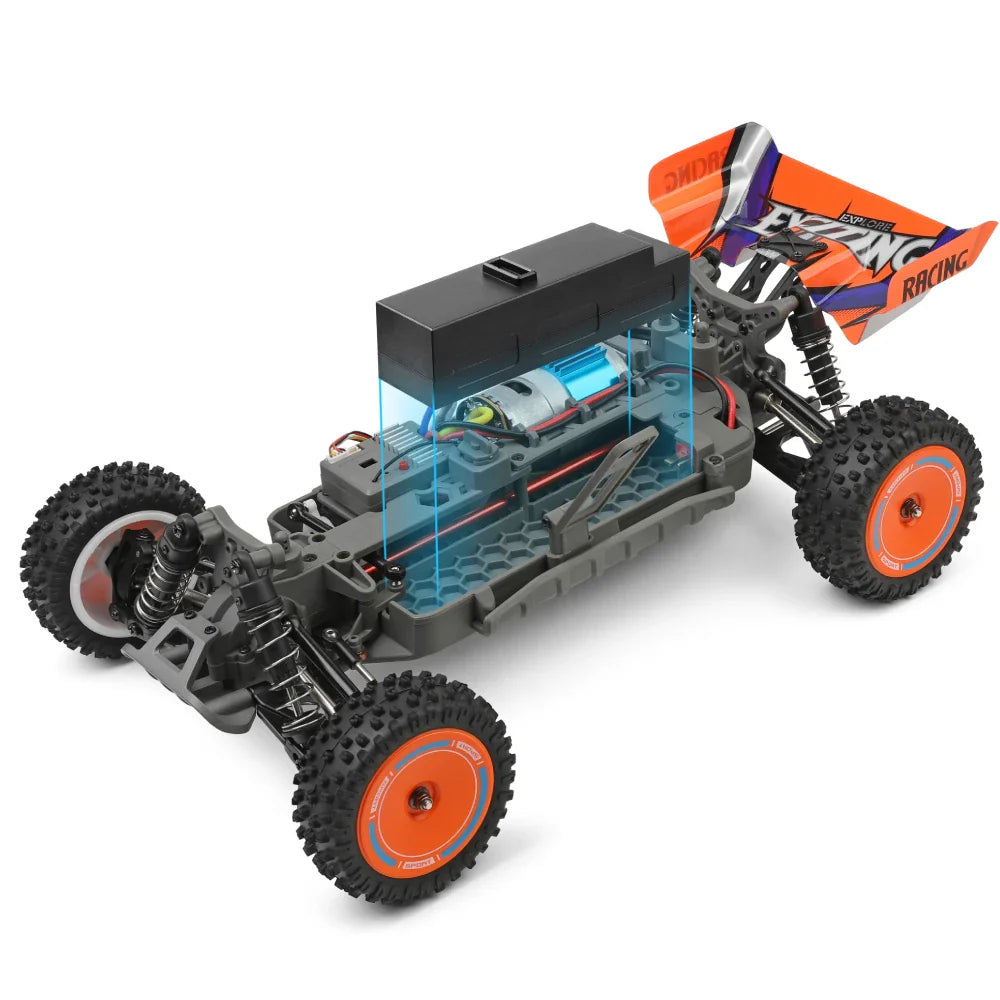 Wltoys 124010 RTR 1/12 2.4G 4WD RC Car 55km/h Off-Road Climbing High Speed Truck Full Proportional Vehicles Models Toys