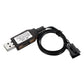 Wltoys 18628 1/18 Spare Li-ion Battery USB Charging Cable 0680 RC Car Vehicles Model Parts
