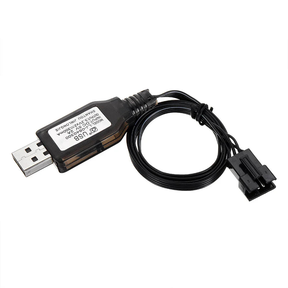Wltoys 18628 1/18 Spare Li-ion Battery USB Charging Cable 0680 RC Car Vehicles Model Parts