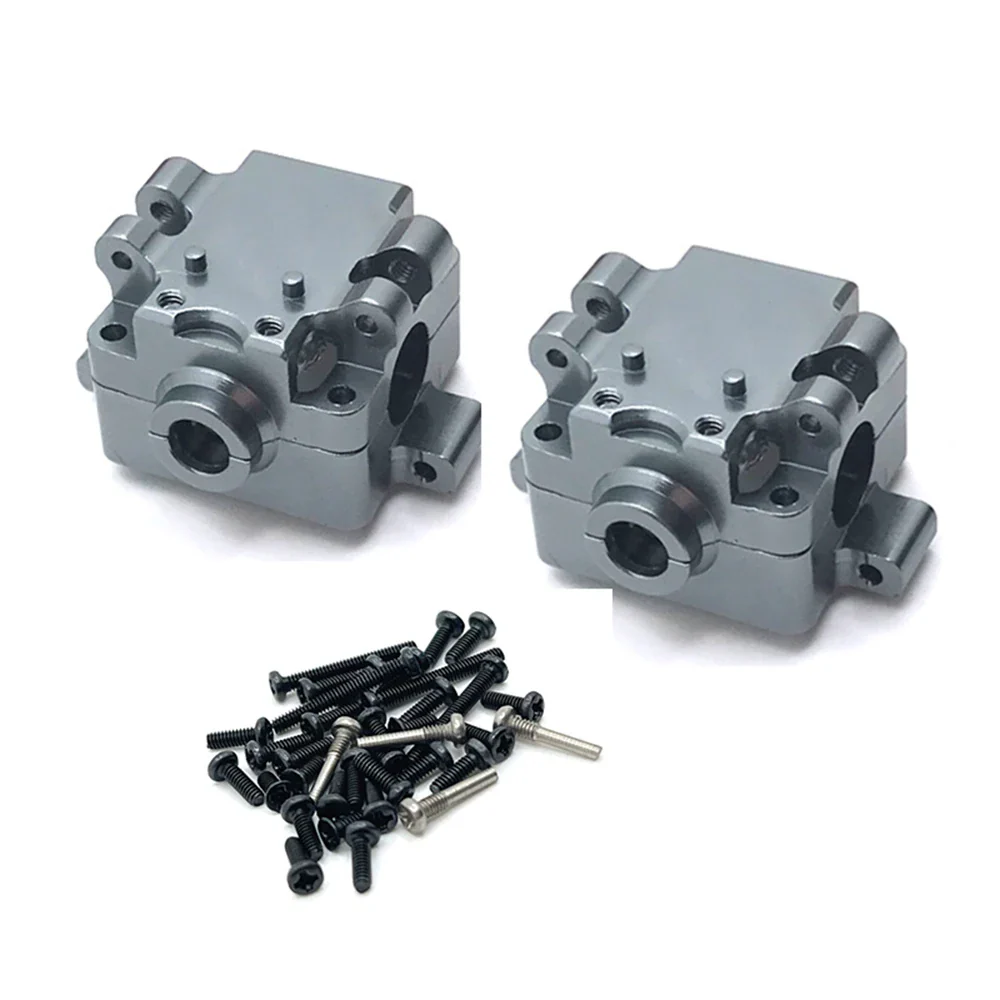 2PCS Upgraded Metal Front Rear Geabox for Wltoys 1/28 284131 K989 K979 2PCS Upgraded Metal Front Rear Geabox for Wltoys 1/28 284131 K989 K979