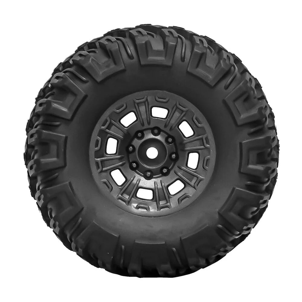 1/10 RC Car Upgraded Monster Rock Crawler Climbing Truck Tires Wheel Rims Wltoys MJX SCY Off-Road Vehicles Models Parts Accessories