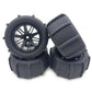 4PCS Upgraded Desert Tires Wheels for 1/12 1/14 1/16 MJX 16208 16209 16210 14209 14210 WLtoys 144001 144002 144010 124008 124018 124019 124016 124017 SCY Monster Truck RC Cars Vehicles Models Parts