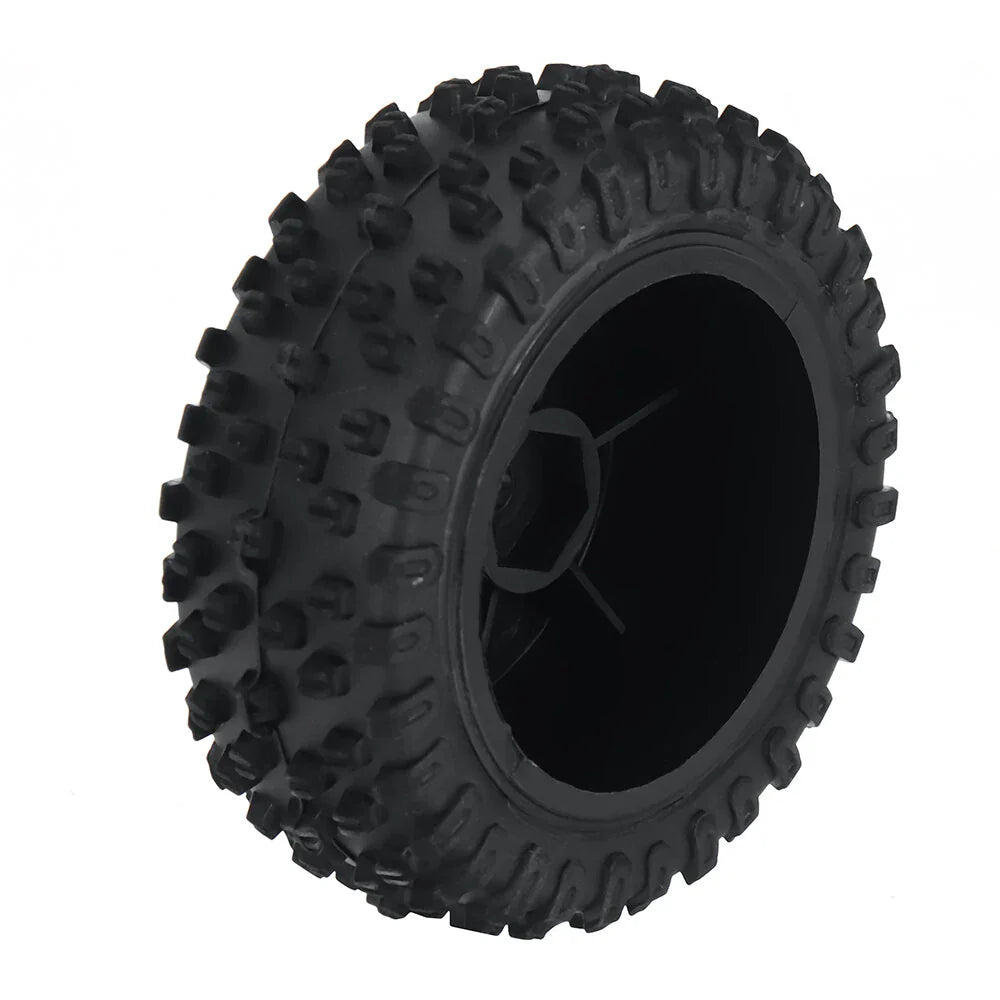 2PCS Wltoys 124010 1/12 RC Car Parts Front/Rear Tires Wheels Rims Vehicles Models Spare Accessories 2811/2812/2844/2845