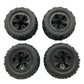 4PCS Upgraded Tires Wheels for Wltoys 144010 MJX 14209 14210 1/14 1/16 RC Cars Vehicles Models Spare Parts