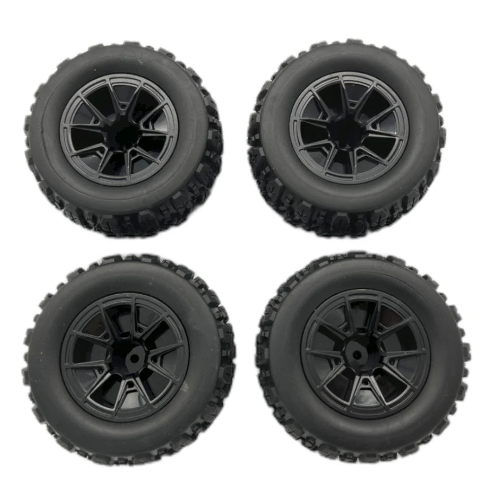 4PCS Upgraded Tires Wheels for Wltoys 144010 MJX 14209 14210 1/14 1/16 RC Cars Vehicles Models Spare Parts