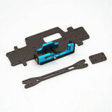 Upgraded Carbon Fiber Chassis Bottom Second Floor Plate for Wltoys 284161 284010 284131 K989 K979 K999 1/28 RC Car Vehicles Parts