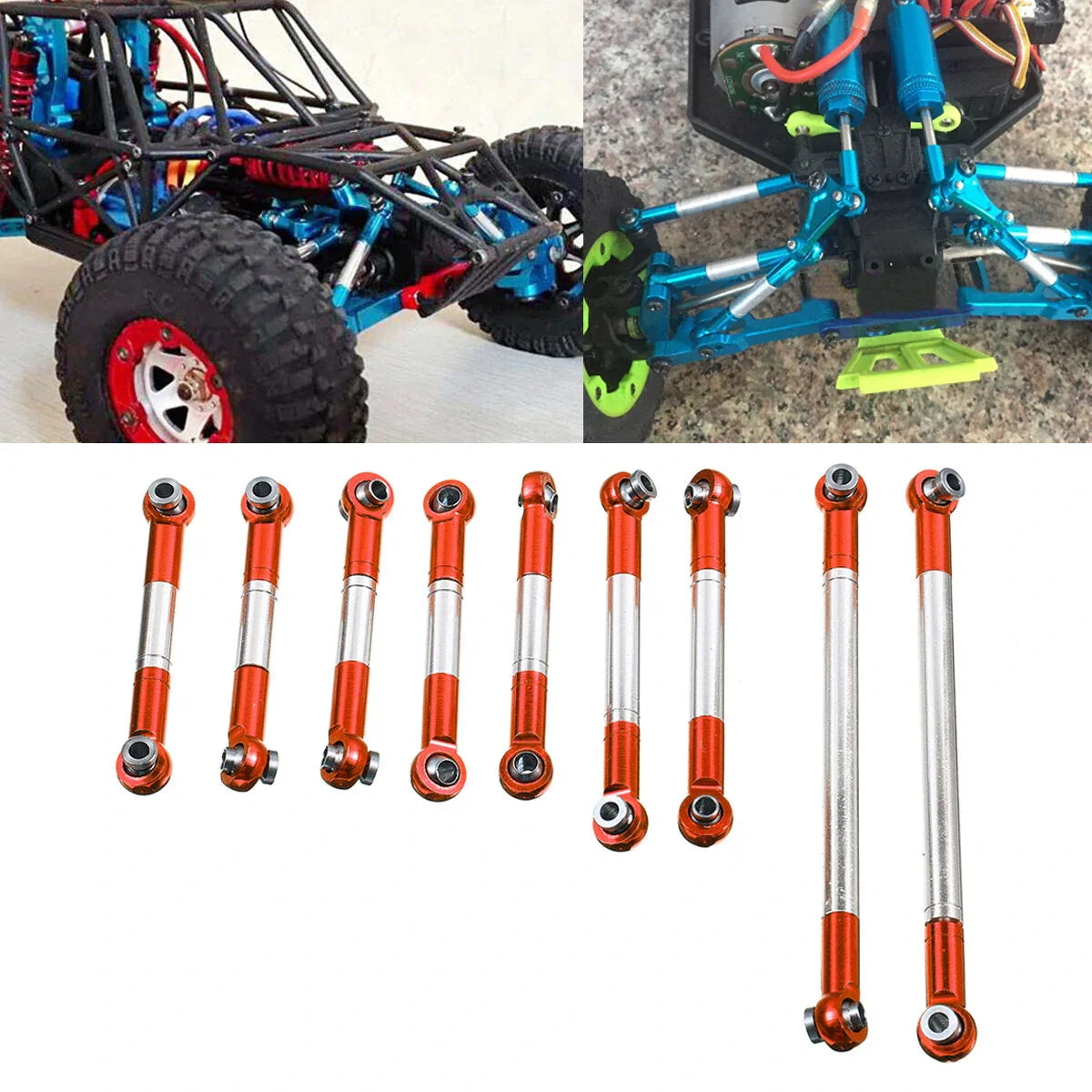 Feiyue FY03 06 WLtoys 12427 12428 Desert Vendor Kit Full Upgrade Accessories 1/12 Rc Car Parts Red