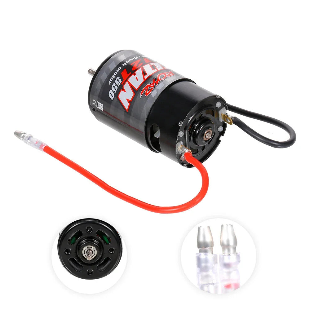550 RC Brushed Motor 12T 21T 29T 35T for 1/10 RC Car Off-road Crawler HSP HPI Wltoys Kyosho TRX4 TRX6 RC Spare Parts