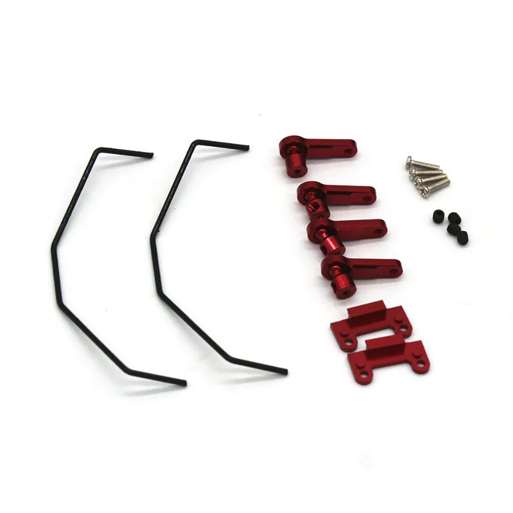 Upgraded Metal Anti Roll Bar Set for Wltoys 124008 124010 124019 144001 1/12 1/14 RC Cars Vehicles Models Spare Parts