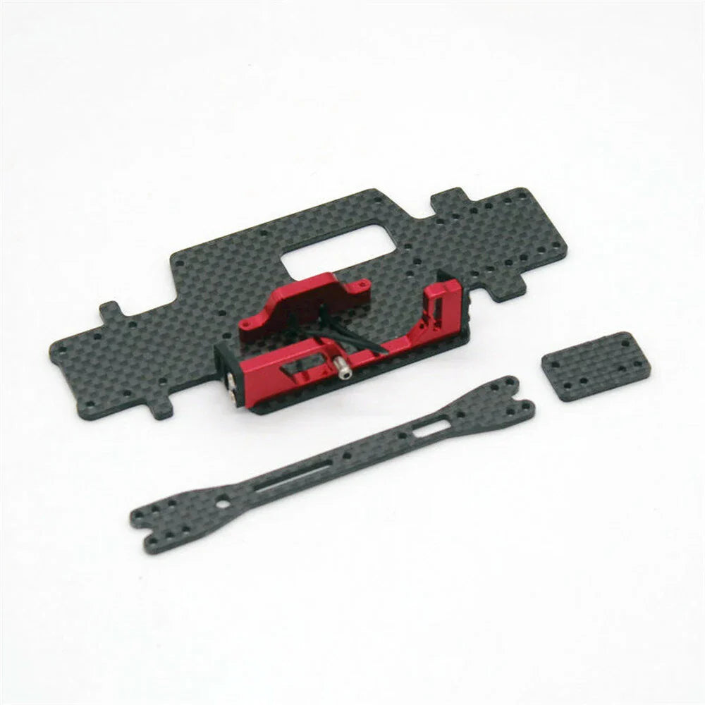 Upgraded Carbon Fiber Chassis Bottom Second Floor Plate for Wltoys 284161 284010 284131 K989 K979 K999 1/28 RC Car Vehicles Parts