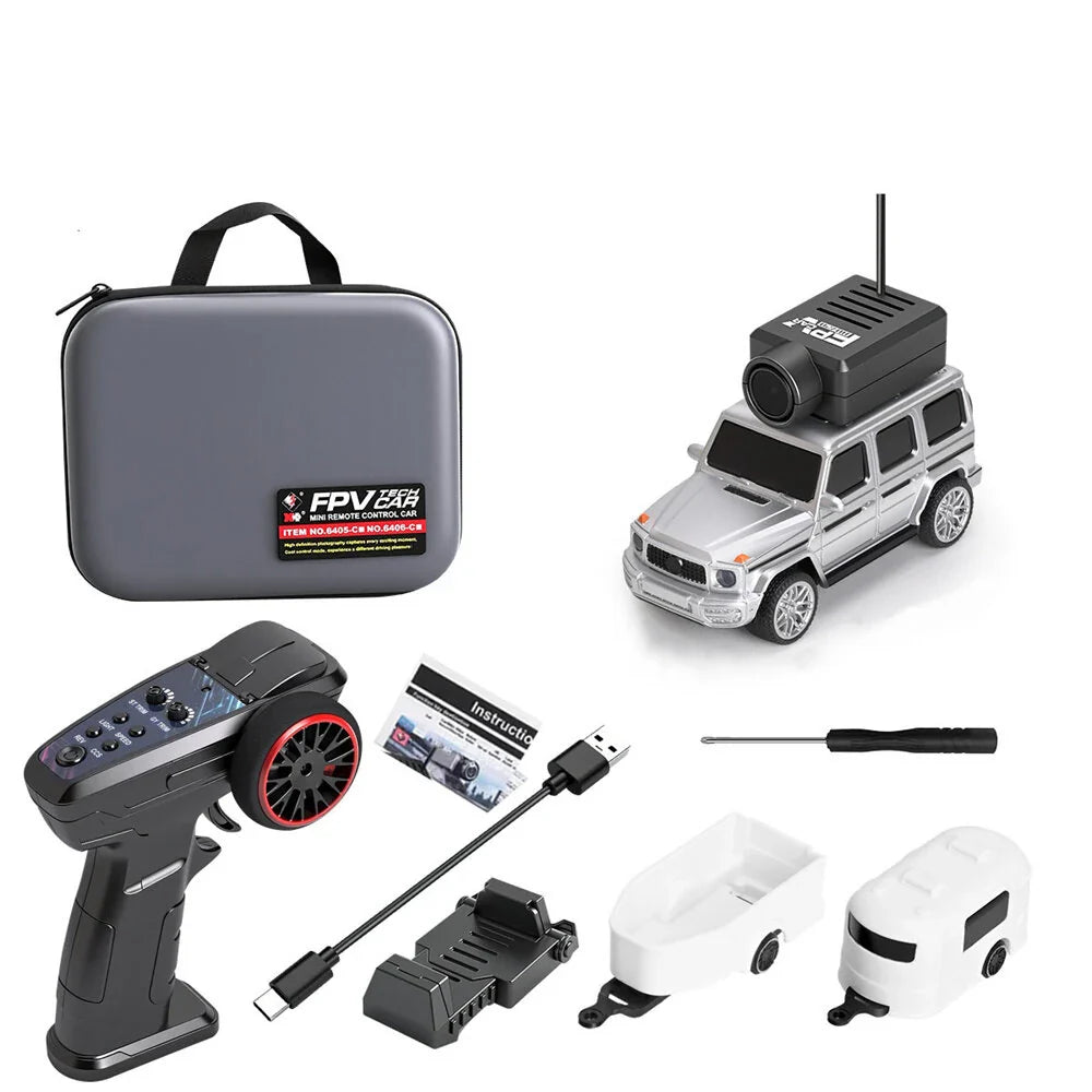 Wltoys 6406 6406-C 1/64 2.4G FPV RC Car SUV Wifi Camera Photos Videos VR App Control Built In Gyro Drift Desktop Micro 3 Speed On-Road Mini Full Proportional Vehicles Models Toys