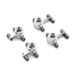 4PCS Upgraded Metal Steering Cup Rear Wheel Seat for Wltoys 284131 284010 284161 K989 K969 1/28 RC Cars Vehicles Models Parts