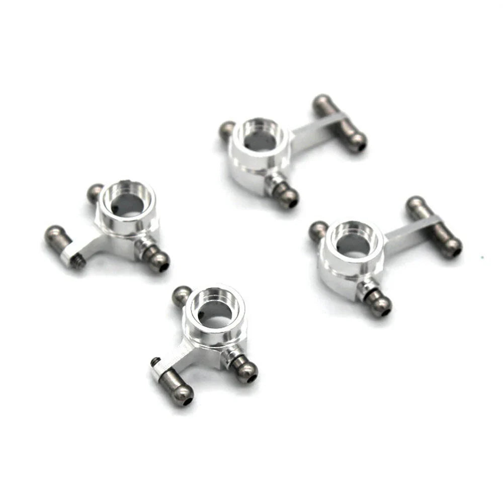 4PCS Upgraded Metal Steering Cup Rear Wheel Seat for Wltoys 284131 284010 284161 K989 K969 1/28 RC Cars Vehicles Models Parts