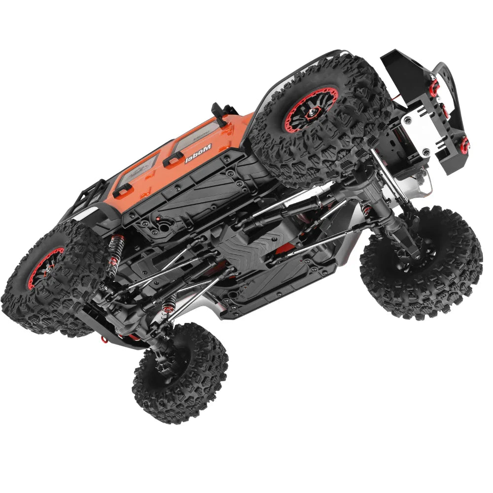 Wltoys 104010 RTR 1/10 2.4G 4WD RC Car Rock Crawler Off-Road Climbing Truck Full Proportional LED Light Vehicles Models Toys