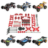 Metal Upgrade Parts WLtoys 144001 144010 124017 124019 Rlaarlo 1/14 1/12 AM X12 RC Car Shock Tower Arm Rod Kits
