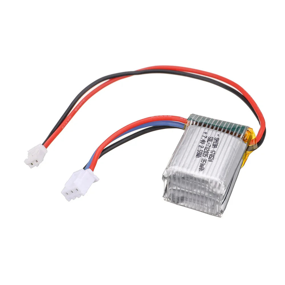 Wltoys 2428 1/24 RC Car Parts 7.4V 320mAh 2S SM2P Plug Lipo Battery Vehicles Models Spare Accessories 2802