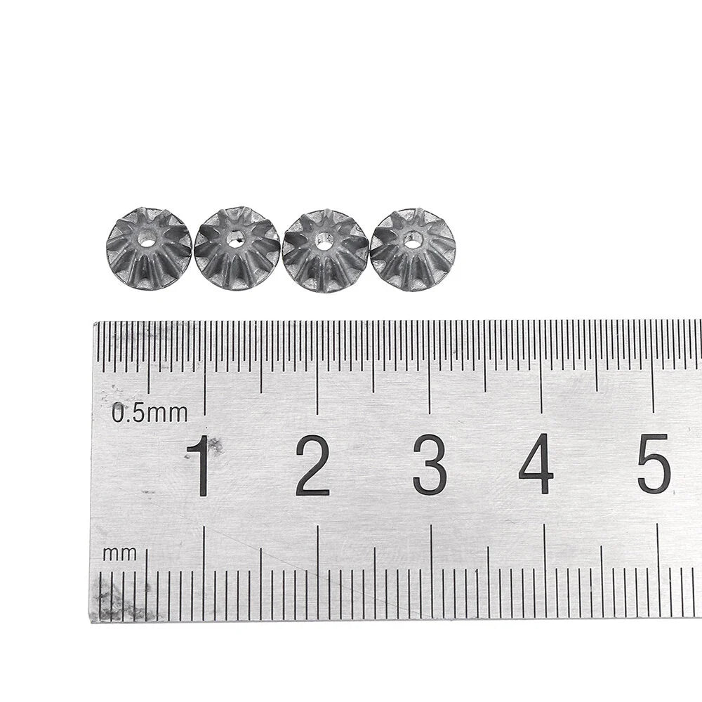 4PCS Wltoys 124016 124017 124018 124019 12429 1/12 RC Car Spare Zinc Alloy 10T Diff Small Planetary Gear 1271 Vehicles Model Parts