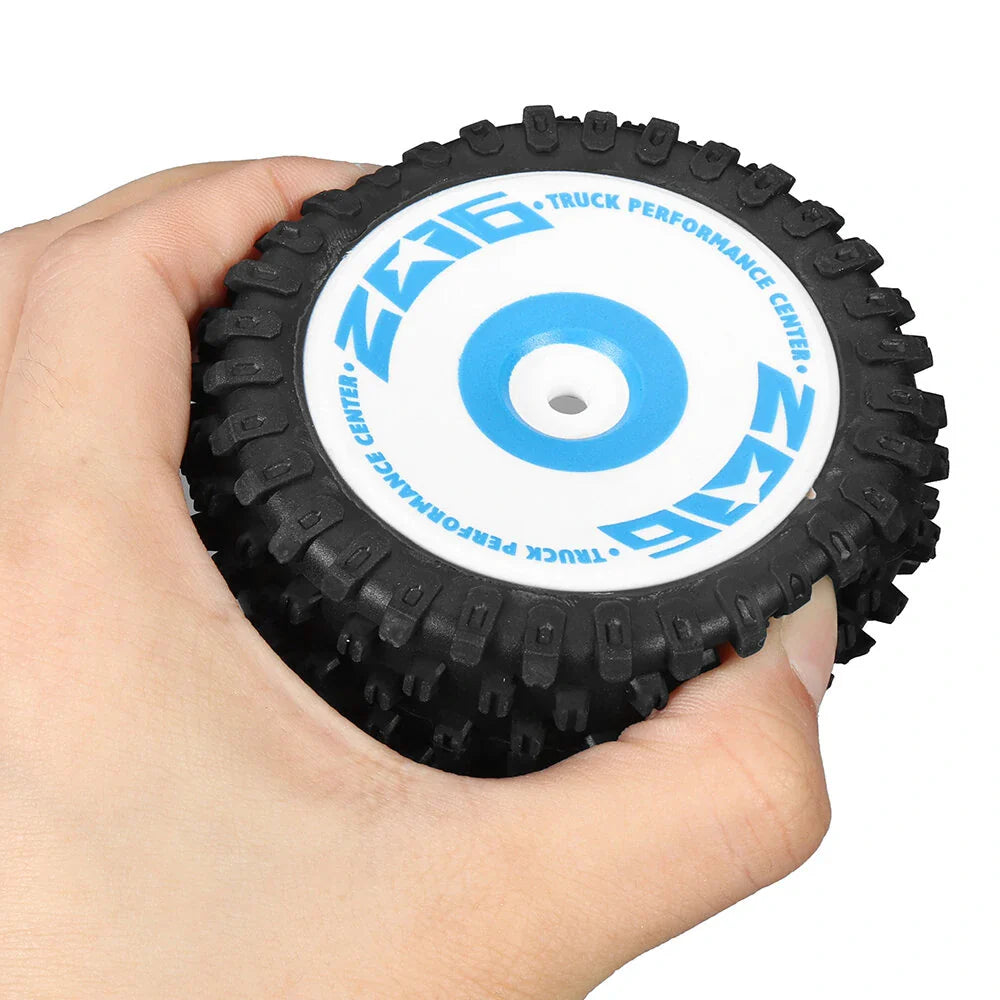 2PCS Wltoys 124017 Brushless 1/12 RC Car Spare Front/Rear Tires 2017 2018 Vehicles Model Parts