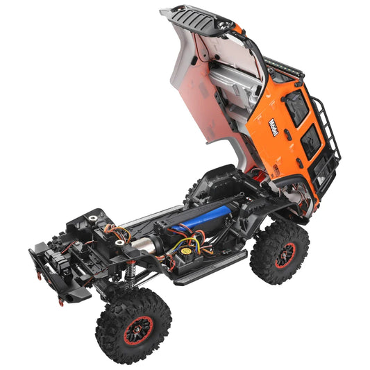 Wltoys 104010 RTR 1/10 2.4G 4WD RC Car Rock Crawler Off-Road Climbing Truck Full Proportional LED Light Vehicles Models Toys