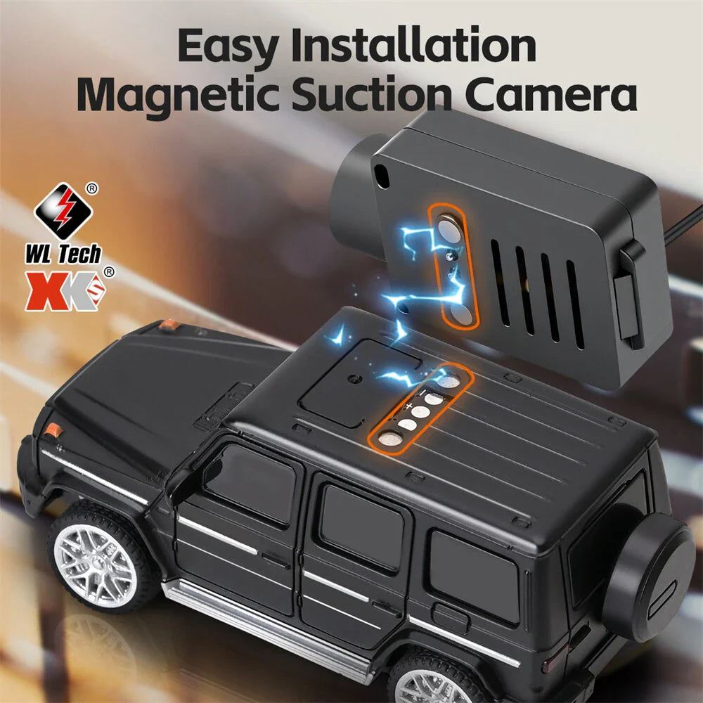 Wltoys 6406 6406-C 1/64 2.4G FPV RC Car SUV Wifi Camera Photos Videos VR App Control Built In Gyro Drift Desktop Micro 3 Speed On-Road Mini Full Proportional Vehicles Models Toys