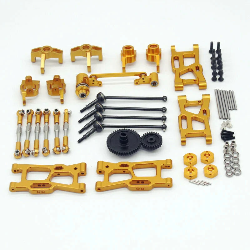 Wltoys 144001 144010 124017 124019 124018 Upgraded Metal Parts Set RC Car Parts