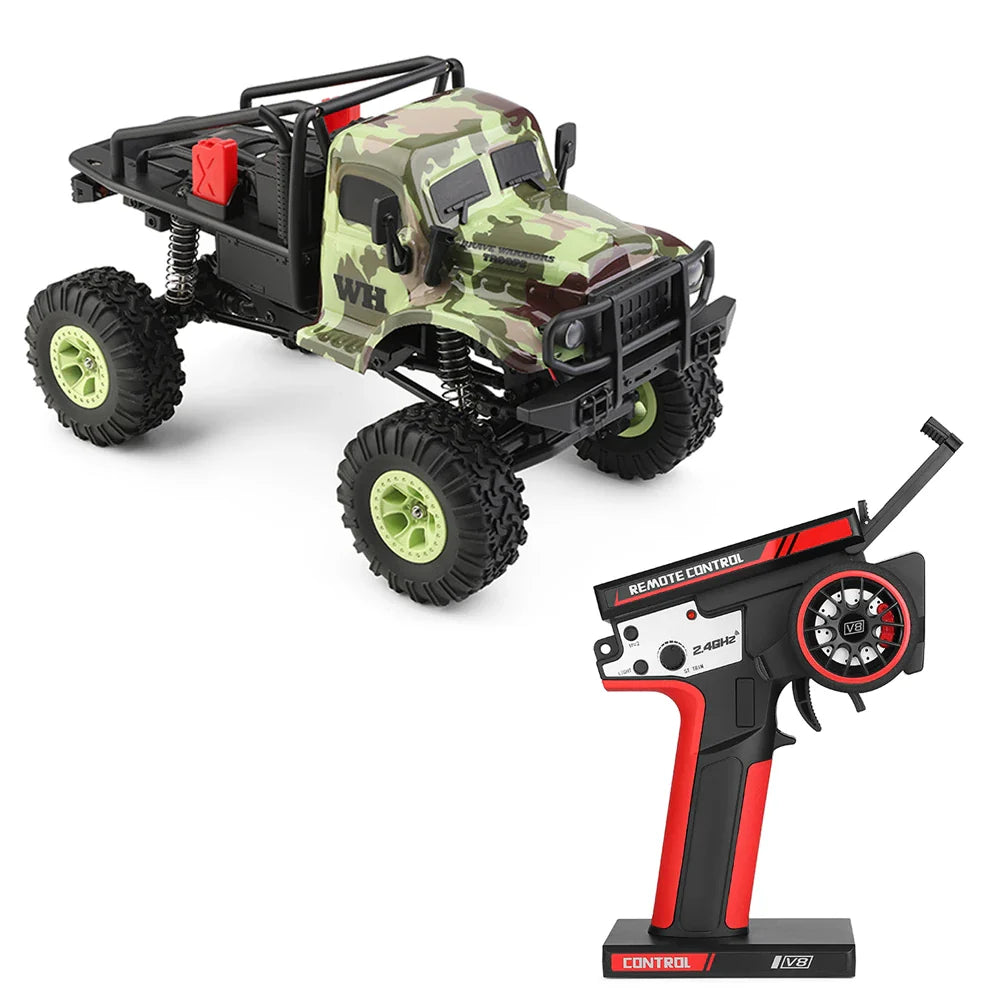 Wltoys 184021 1/18 2.4G 4WD Cralwer RC Car Vehicles Model RTR w/ Light Two Speed
