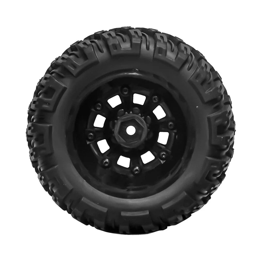 1/10 RC Car Upgraded Monster Rock Crawler Climbing Truck Tires Wheel Rims Wltoys MJX SCY Off-Road Vehicles Models Parts Accessories