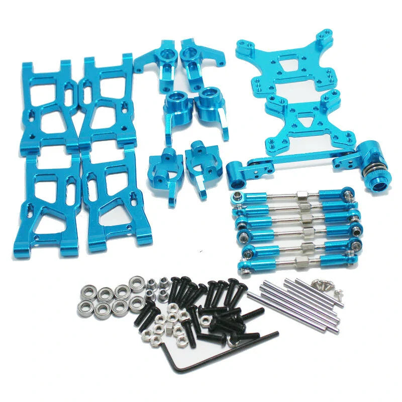 Wltoys 144001 144010 124019 124017 124018 1/14 Metal Upgrade Swing Arm Steering Seat Rear Wheel Seat C Seat RC Car Parts