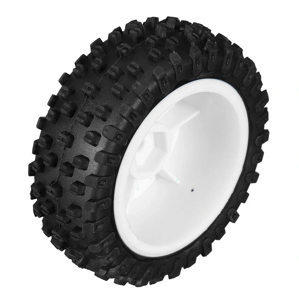 2PCS Wltoys 124017 Brushless 1/12 RC Car Spare Front/Rear Tires 2017 2018 Vehicles Model Parts